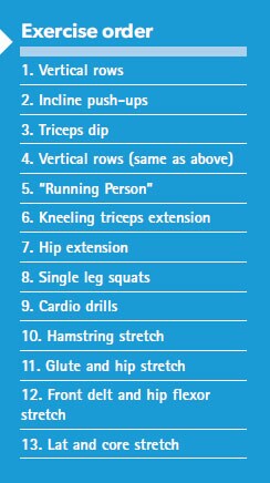 Body-Balance Workout Exercise Order