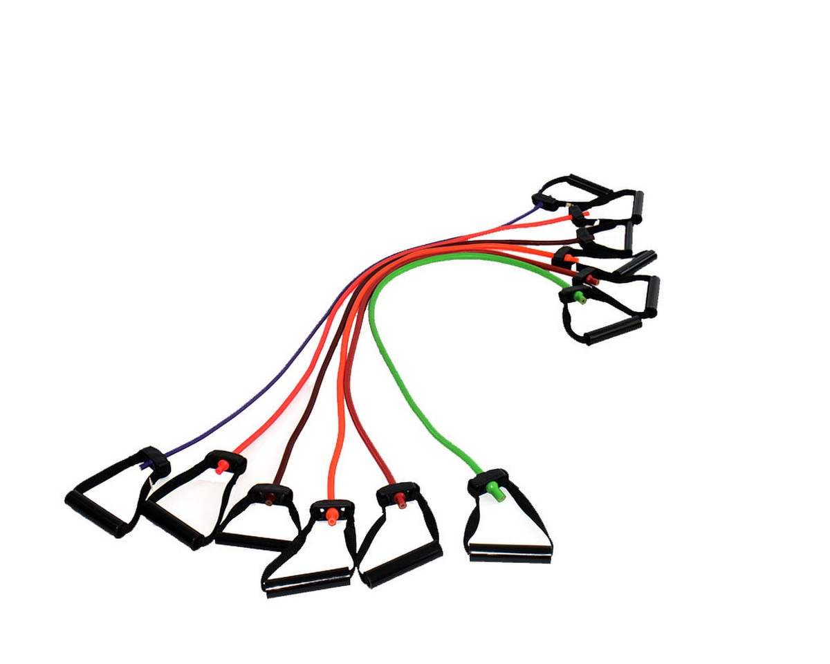 First Place Exercise Tubing with Plastic Handles Image 1