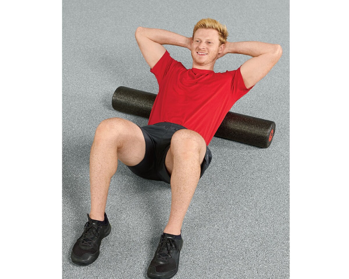 PB Elite 6" Firm Round Molded Foam Roller Image 2