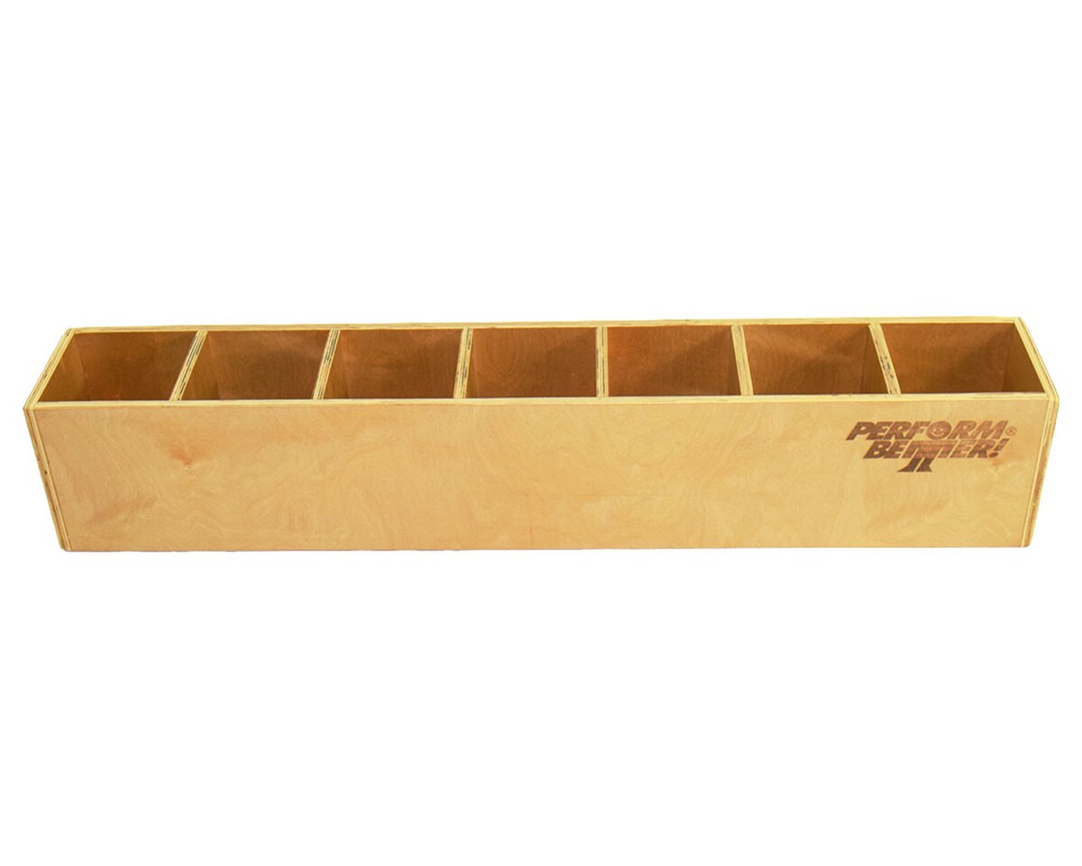 First Place Wooden Free Standing Foam Roller Rack Image 1