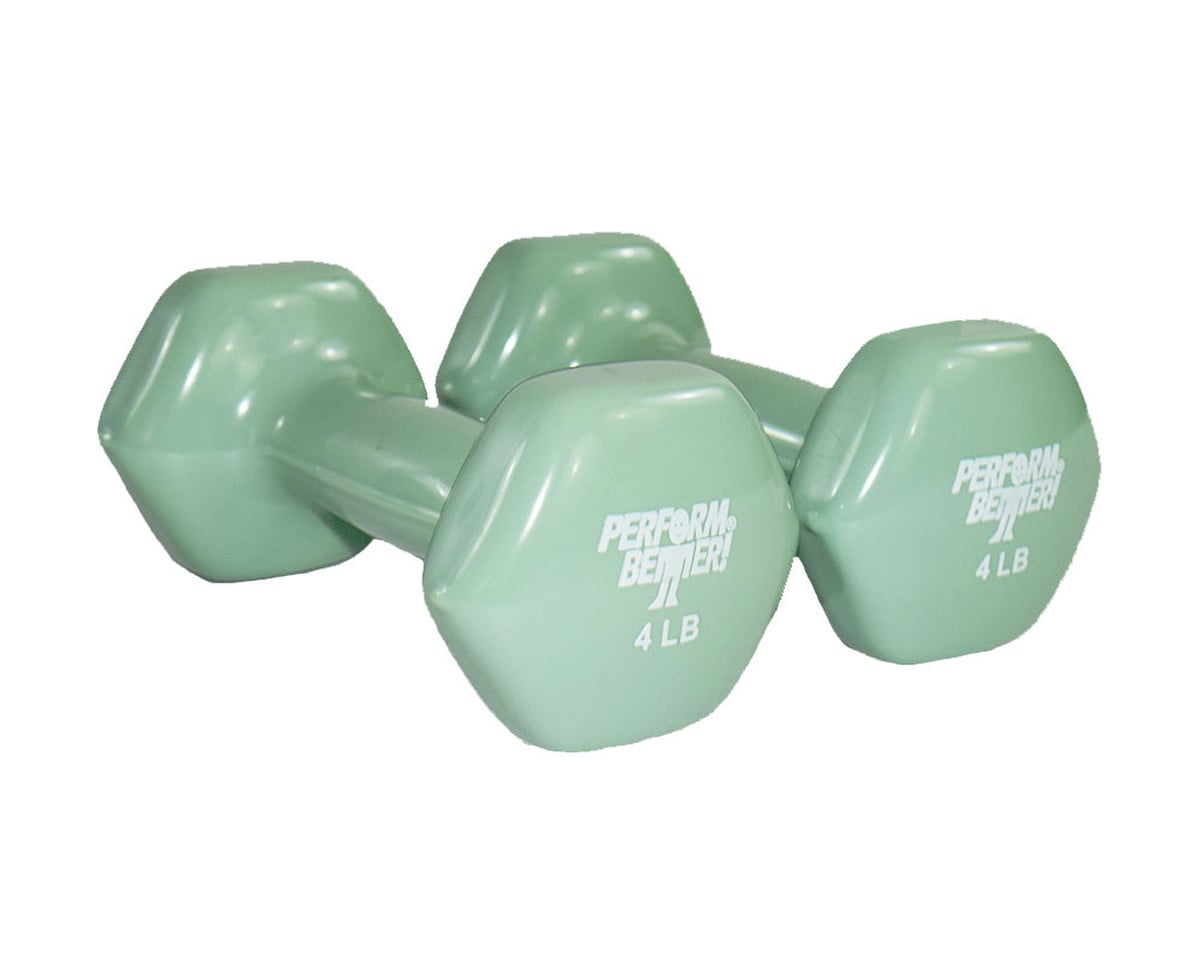 Vinyl Covered Dumbbells Image 1