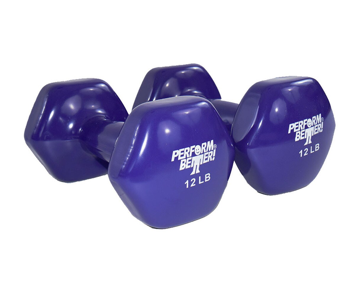 Vinyl Covered Dumbbells Image 4