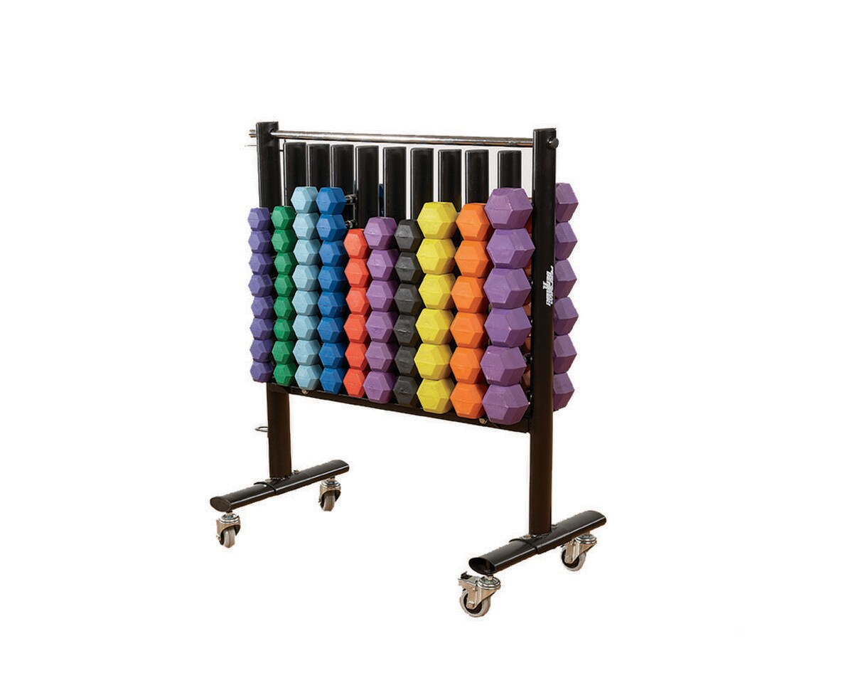 Group Fitness Dumbbell Storage Rack (Holds 40-50 pairs) Image 1