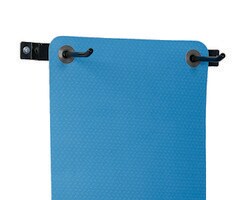 Adjustable Wall Mat Rack with Hanging Mat