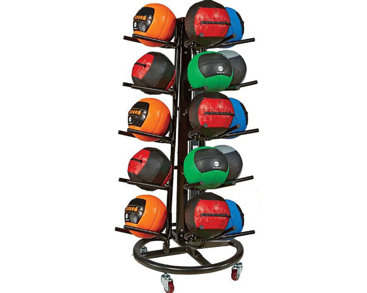 PB Extreme Medicine Ball Rack with Wheels Image 2