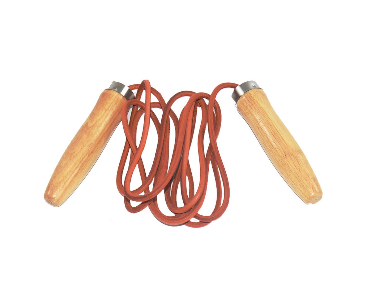 Leather Jump Rope 9' Image 1