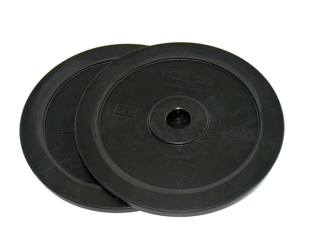 First Place Black Rubber Bumper Plates Image 3