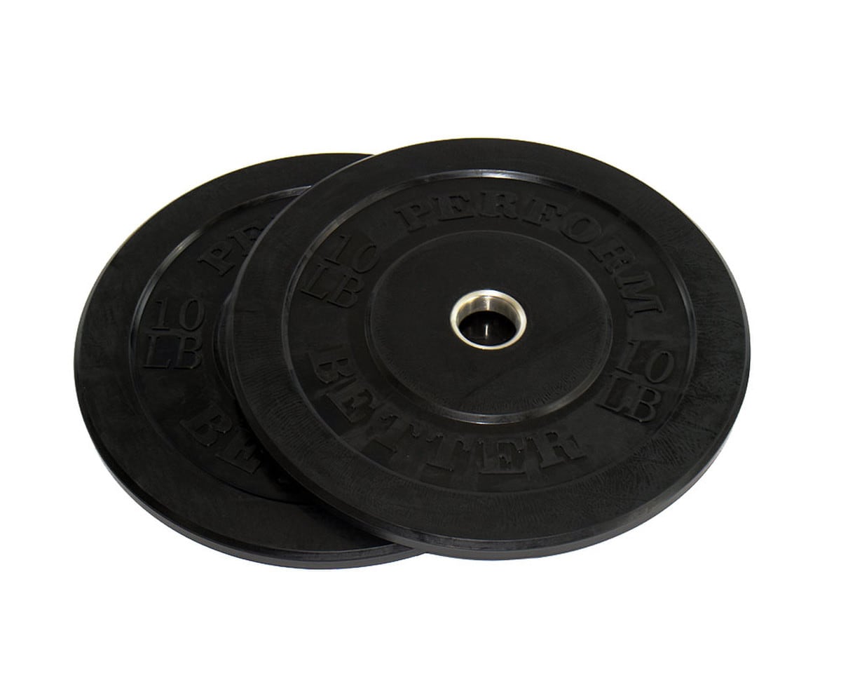 First Place Black Rubber Bumper Plates Image 1