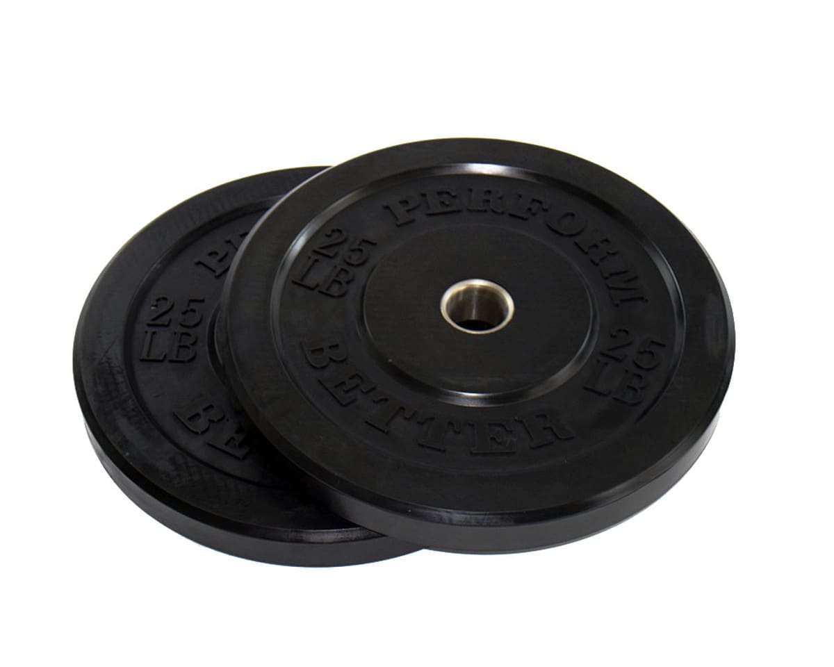 First Place Black Rubber Bumper Plates Image 2