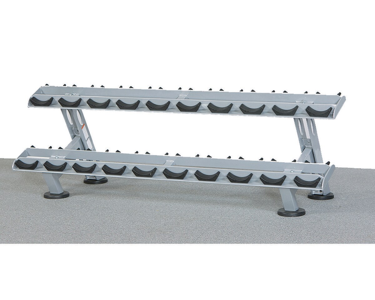 PB Extreme 2-Tier Dumbbell Rack with Saddles Image 1