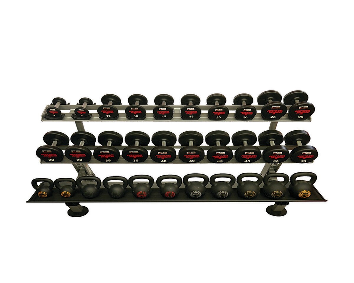 PB Extreme 3-Tier Rack with Kettlebell Tray Image 1